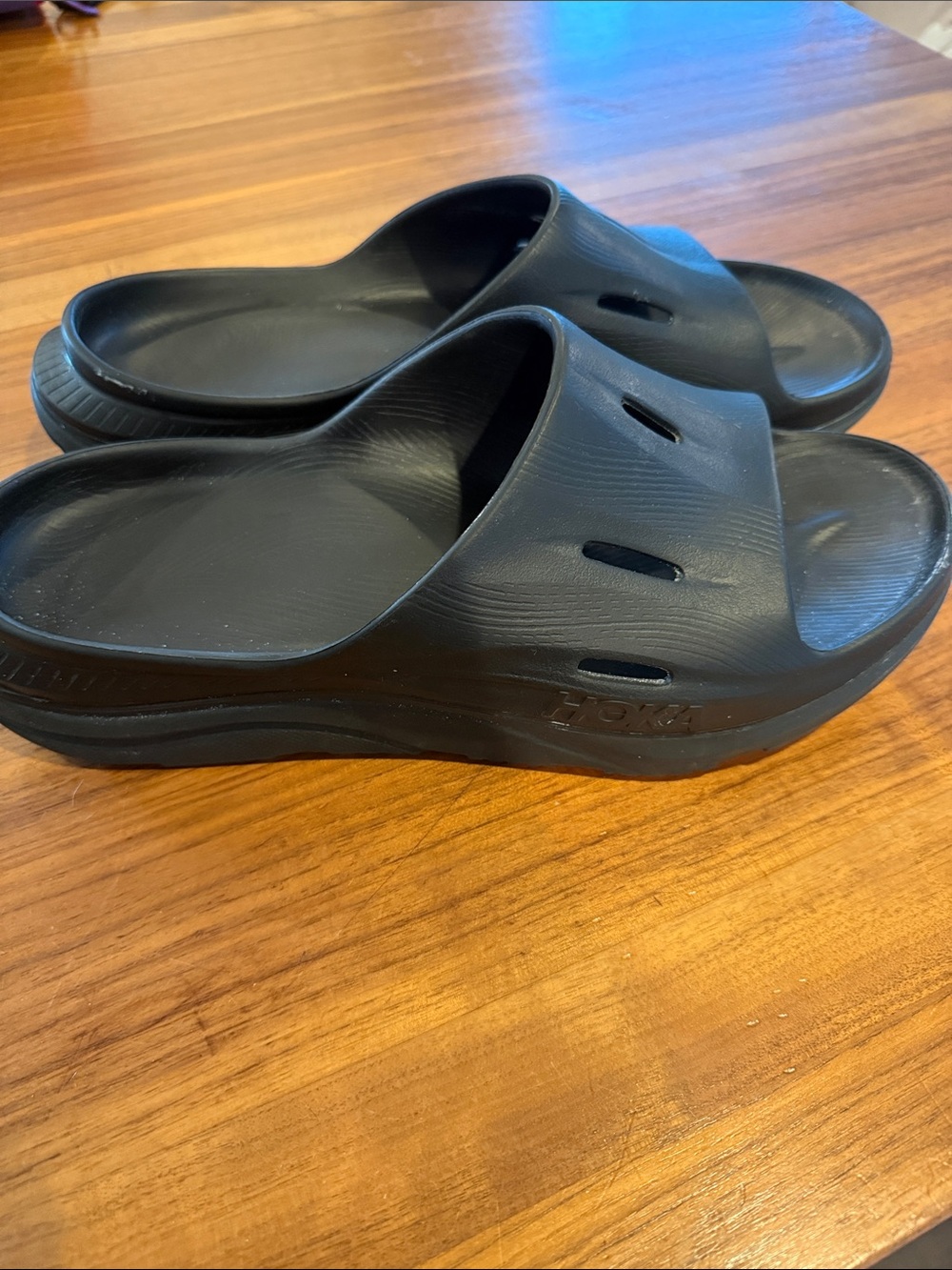 Hoka Ora Recovery Slide 3 Black Mens Sz 12 sandals